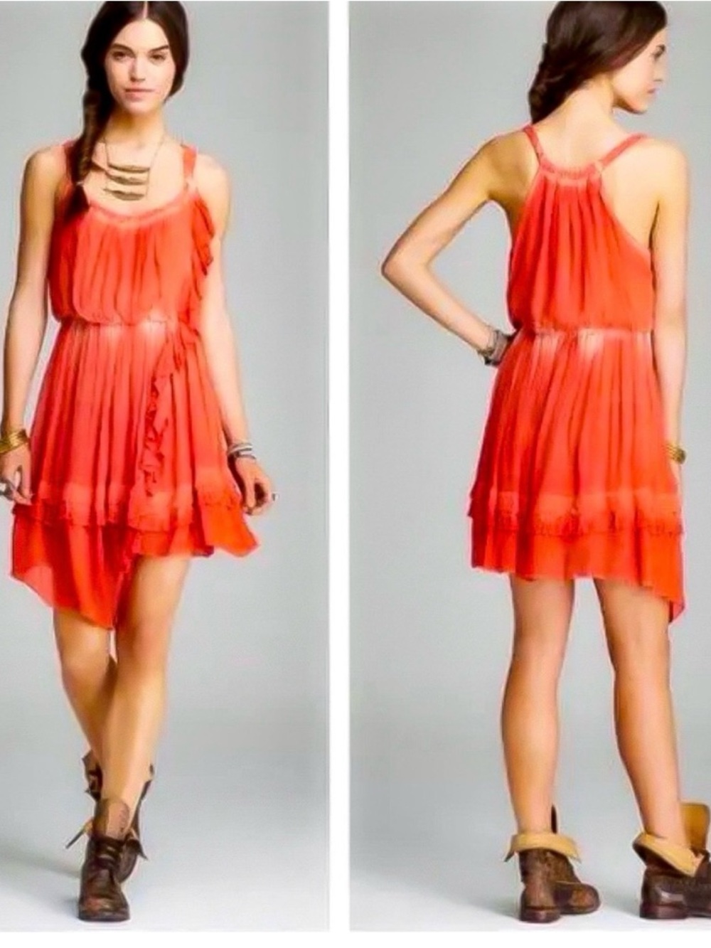 Free People Aphrodite tie-dye dress Sz M